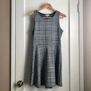 Black and White Houndstooth Dress